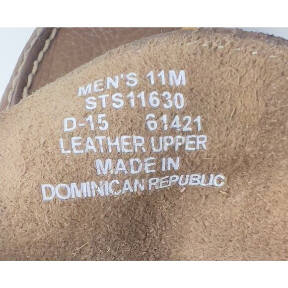 Sperry Men\'s Brown Leather Chukka Hi Top Boat Shoe Boots Size 11M Lace Up